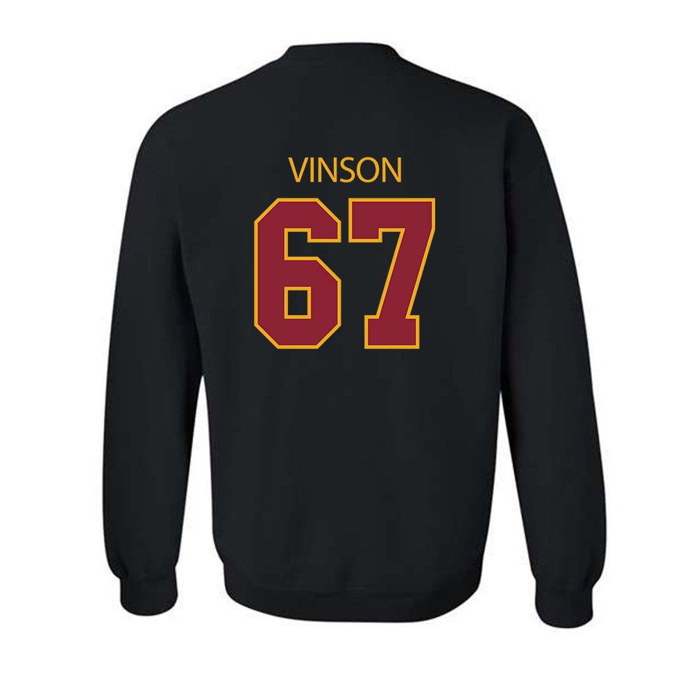 ULM - NCAA Football : Aj Vinson - Classic Shersey Crewneck Sweatshirt-1
