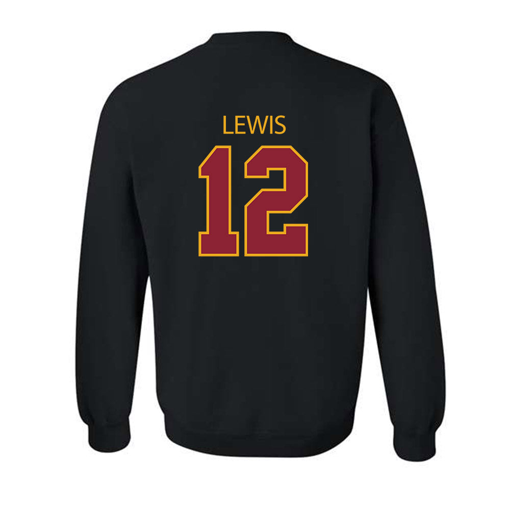 ULM - NCAA Football : Jayden Lewis - Classic Shersey Crewneck Sweatshirt-1