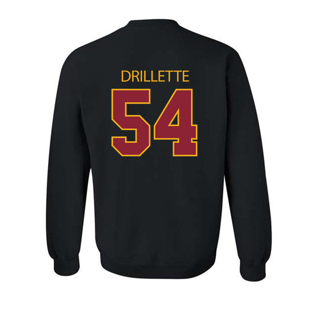ULM - NCAA Football : Brett Drillette - Classic Shersey Crewneck Sweatshirt-1