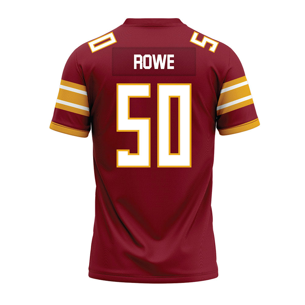 ULM - NCAA Football : Jordan Rowe - Maroon Premium Football Jersey-1