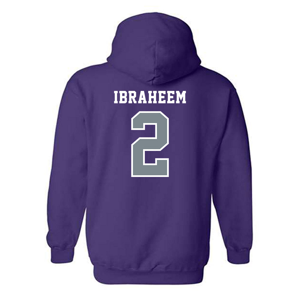 Central Arkansas - NCAA Men's Soccer : Faris Ibraheem - Classic Shersey Hooded Sweatshirt-1
