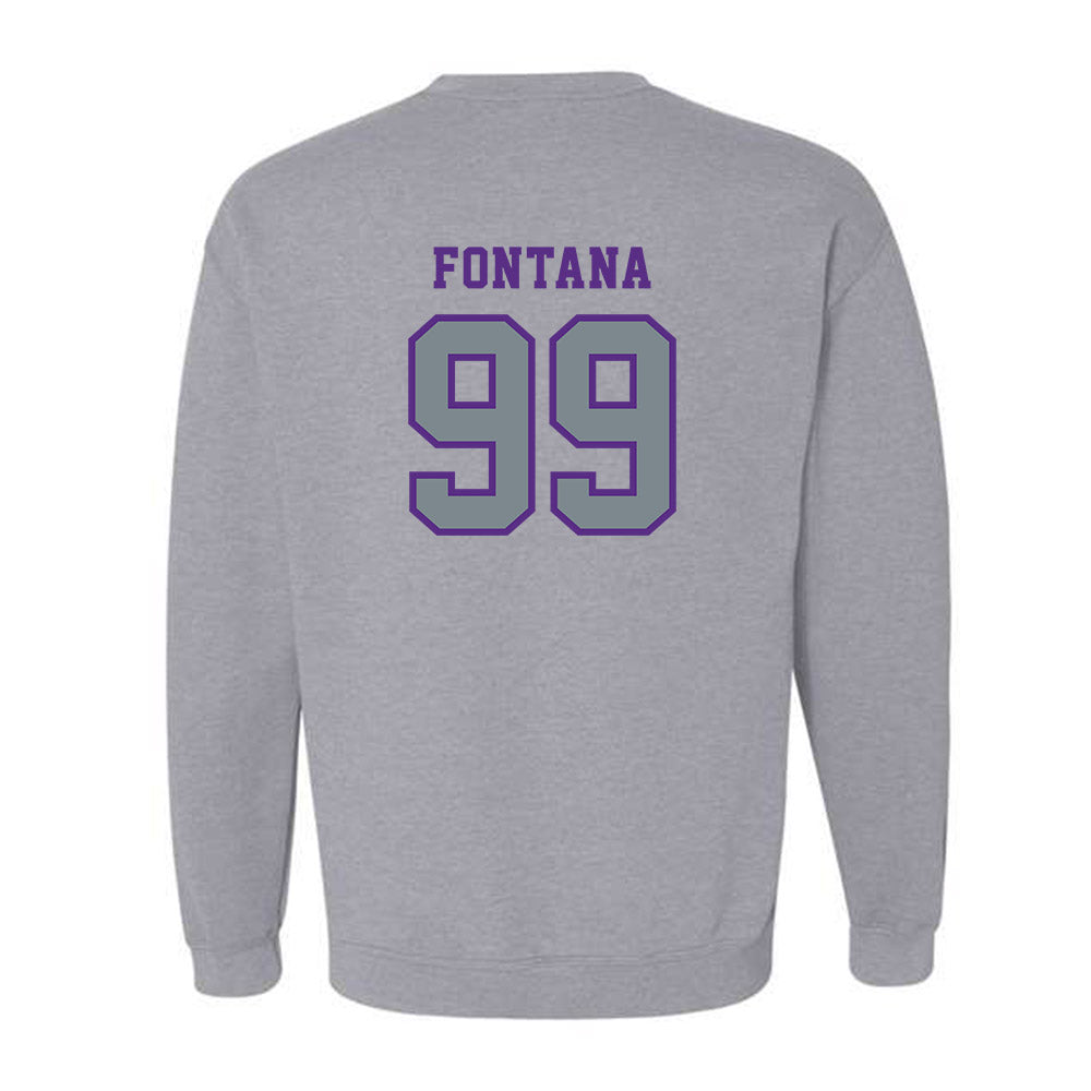 Central Arkansas - NCAA Men's Soccer : Pietro Fontana - Classic Shersey Crewneck Sweatshirt-1