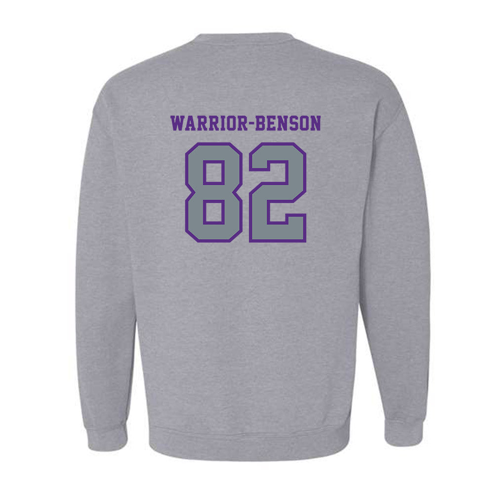 Central Arkansas - NCAA Football : Josiah Warrior-Benson - Classic Shersey Crewneck Sweatshirt-1
