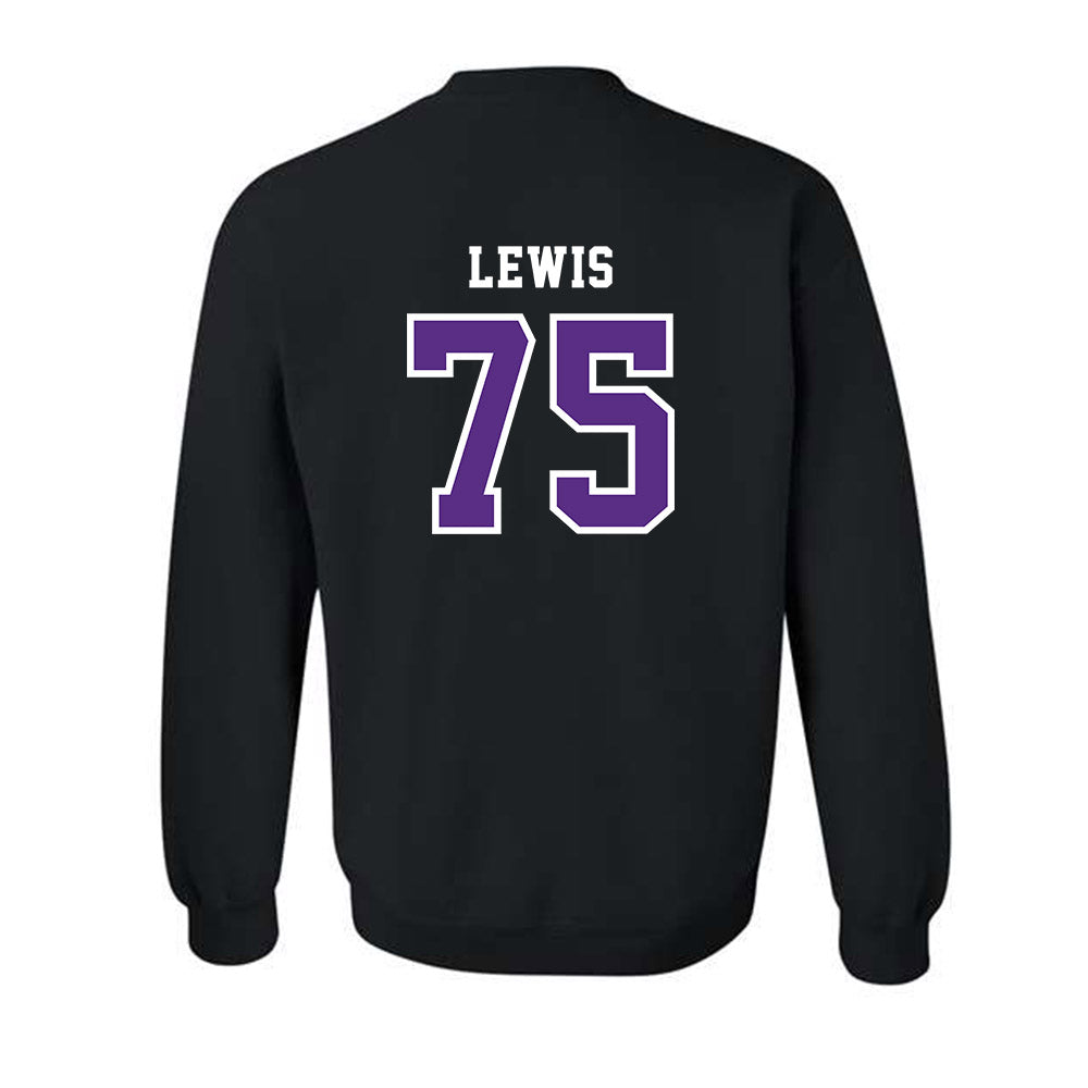 Central Arkansas - NCAA Football : Abrum Lewis - Classic Shersey Crewneck Sweatshirt-1
