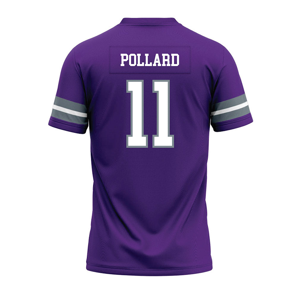 Central Arkansas - NCAA Football : Tyrell Pollard - Purple Premium Football Jersey-1