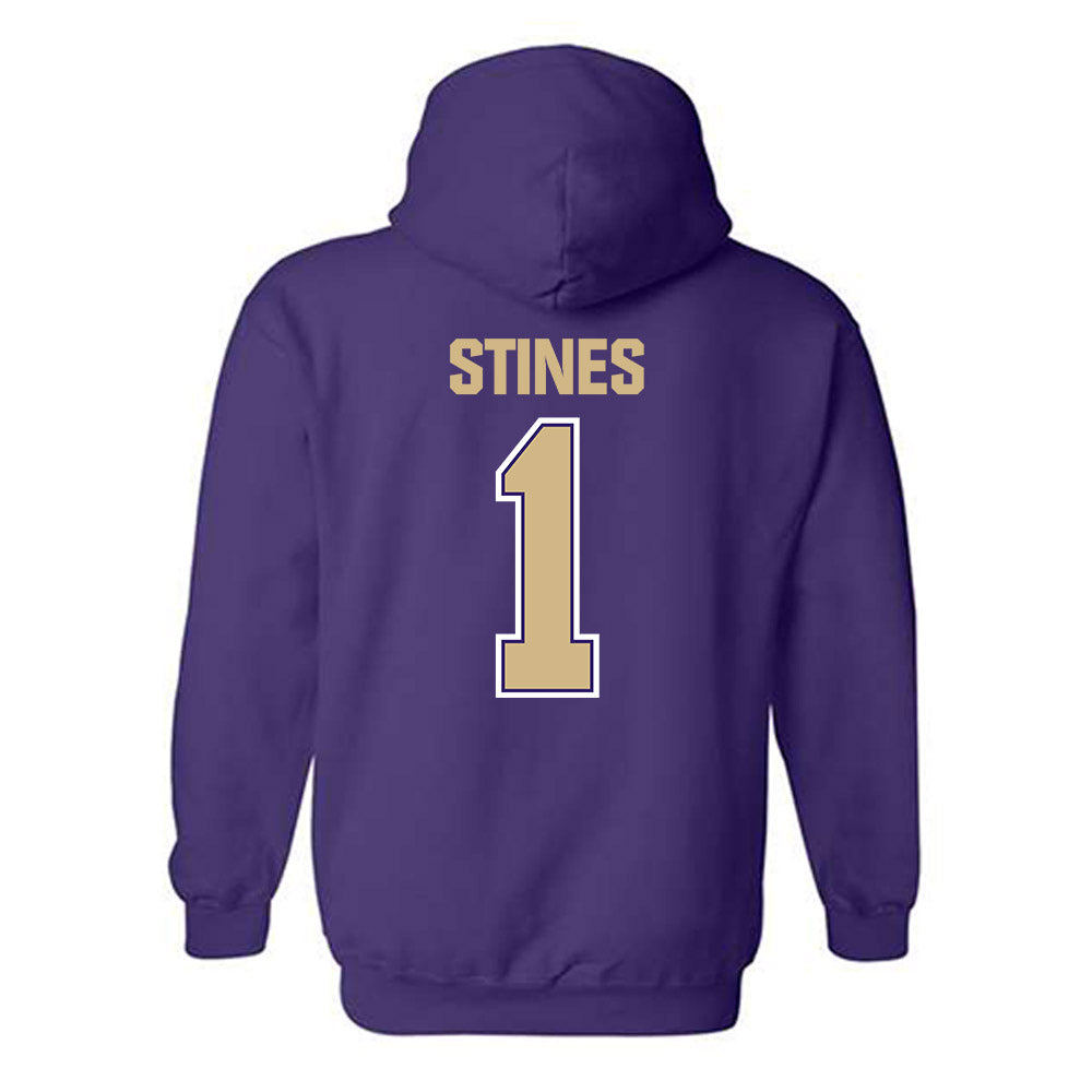 Washington - NCAA Women's Basketball : Hannah Stines - Classic Shersey Hooded Sweatshirt-1