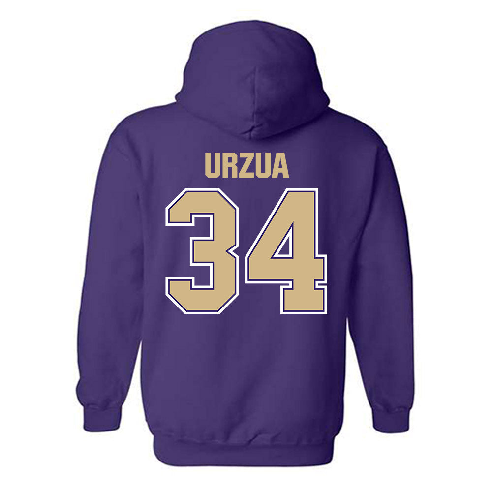 Washington - NCAA Beach Volleyball : Alina Urzua - Classic Shersey Hooded Sweatshirt-1