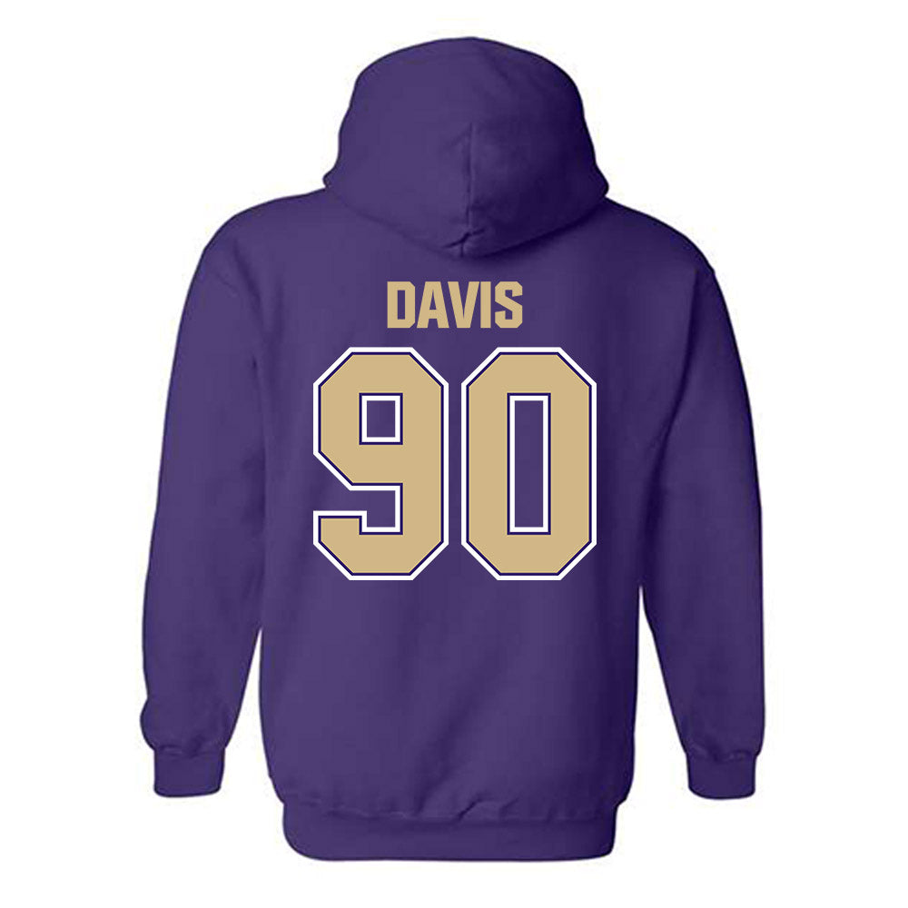 Washington - NCAA Football : Elinneus Davis - Classic Shersey Hooded Sweatshirt-1