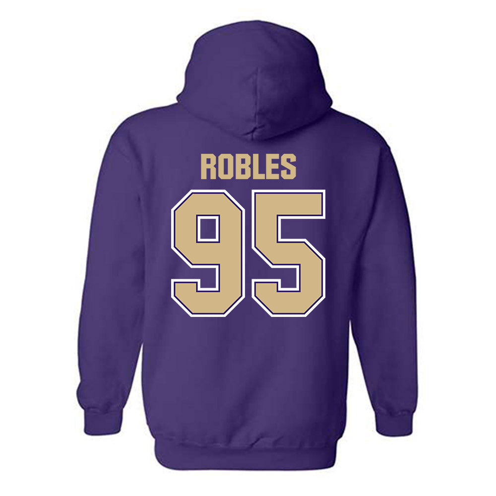 Washington - NCAA Football : Tyler Robles - Classic Shersey Hooded Sweatshirt-1