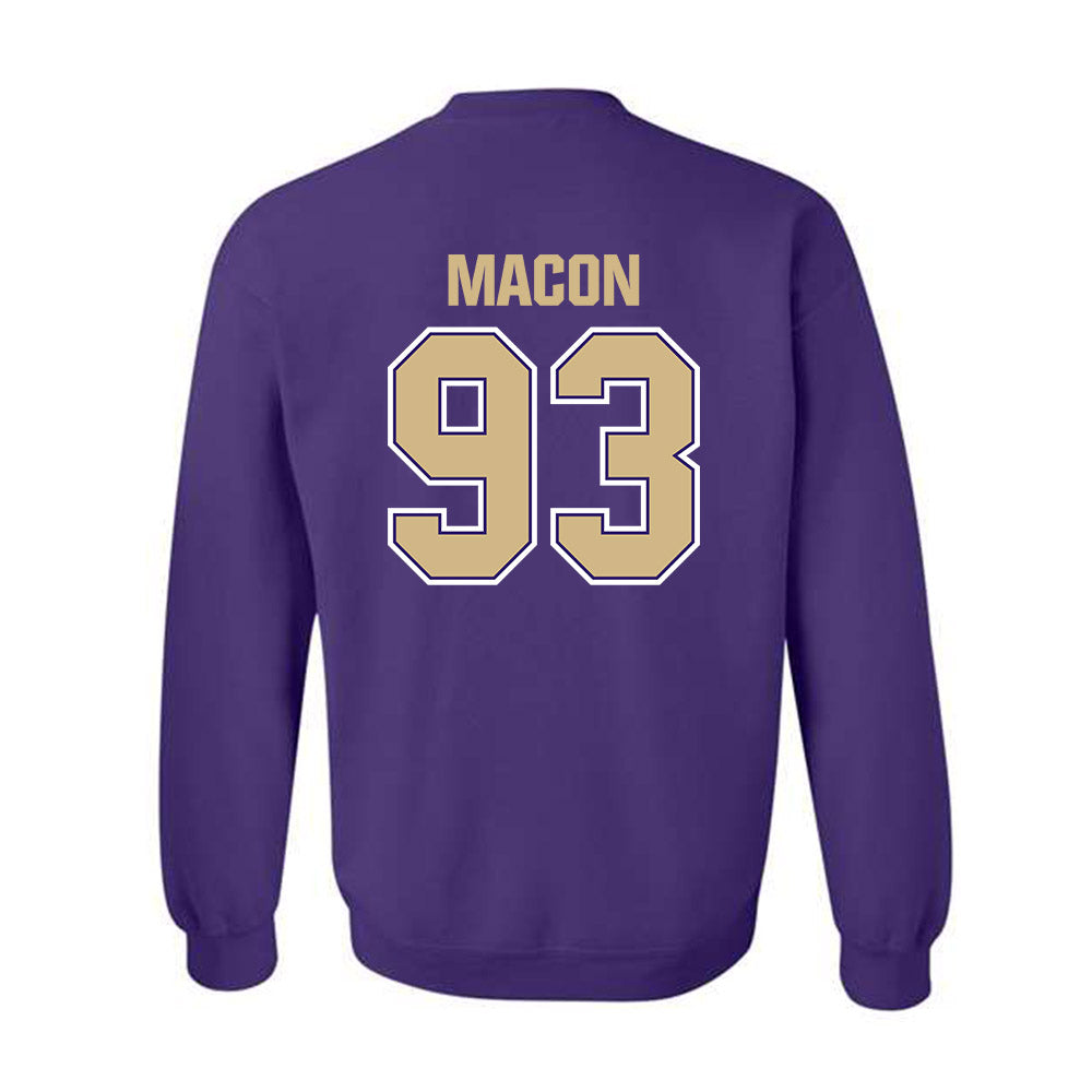 Washington - NCAA Football : Dominic Macon - Classic Shersey Crewneck Sweatshirt-1