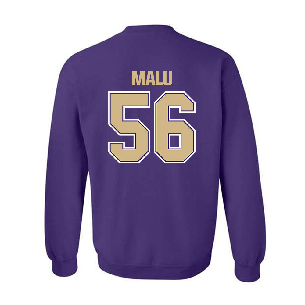 Washington - NCAA Football : Ta'Amilo Malu - Classic Shersey Crewneck Sweatshirt-1