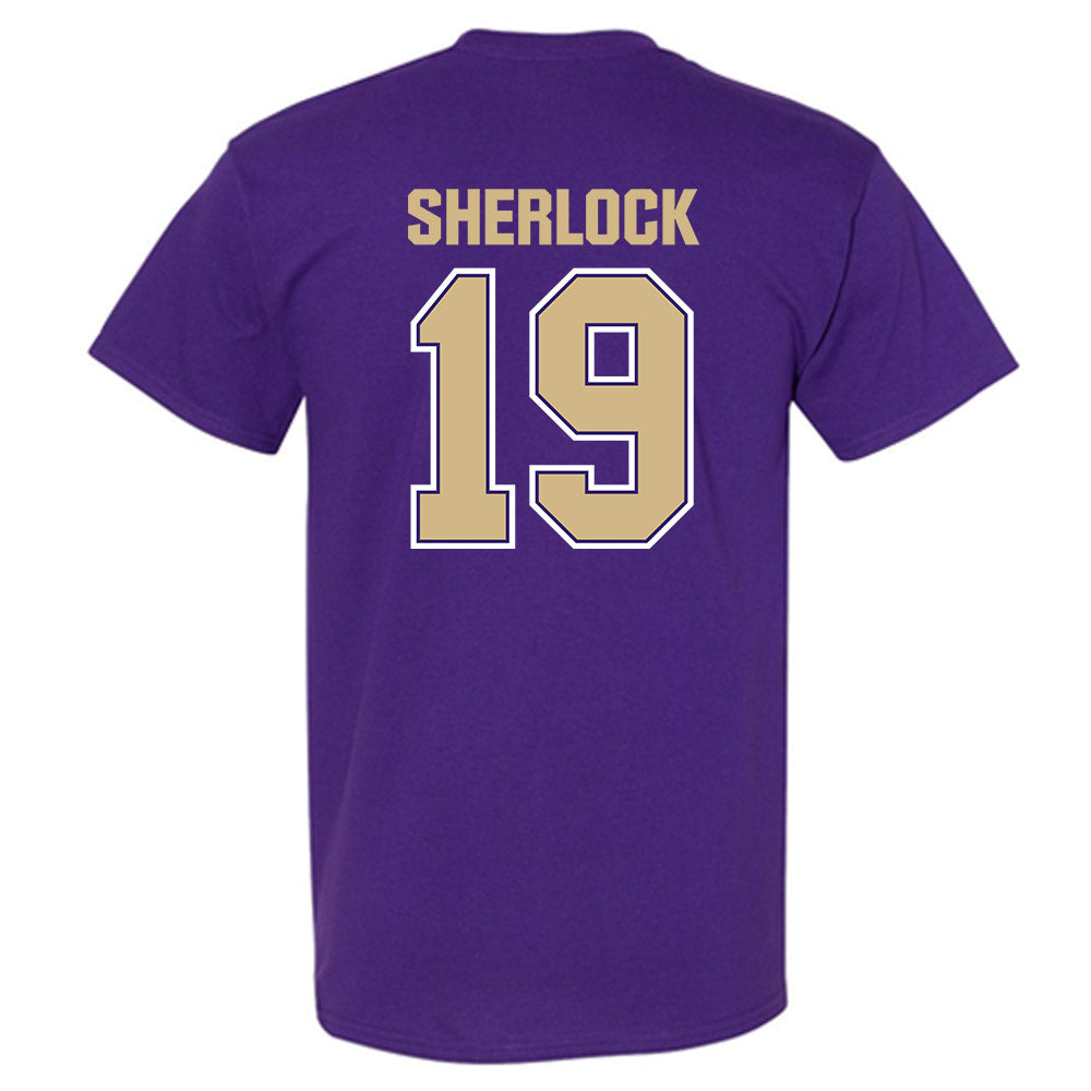 Washington - NCAA Men's Soccer : Mikey Sherlock - Classic Shersey T-Shirt-1