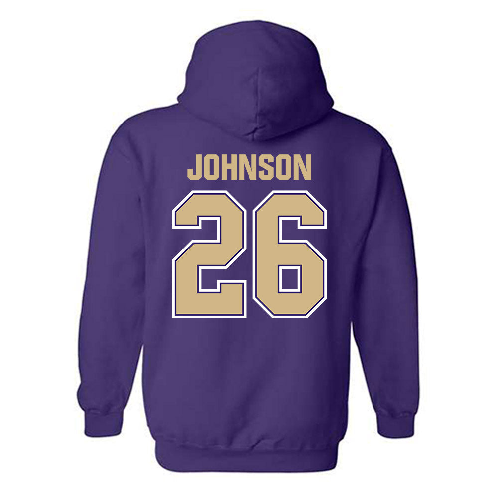 Washington - NCAA Football : Elias Johnson - Classic Shersey Hooded Sweatshirt-1