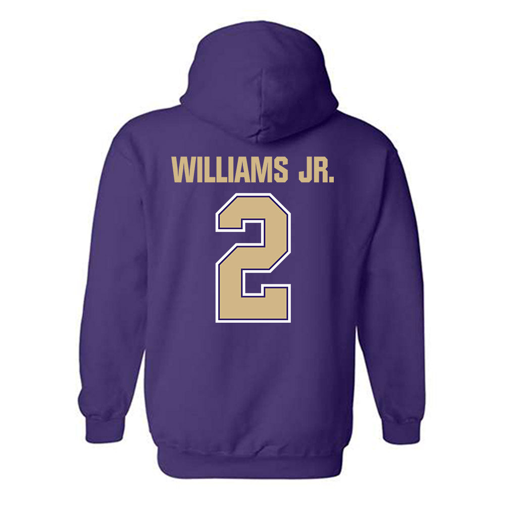Washington - NCAA Football : Demond Williams Jr. - Classic Shersey Hooded Sweatshirt-1