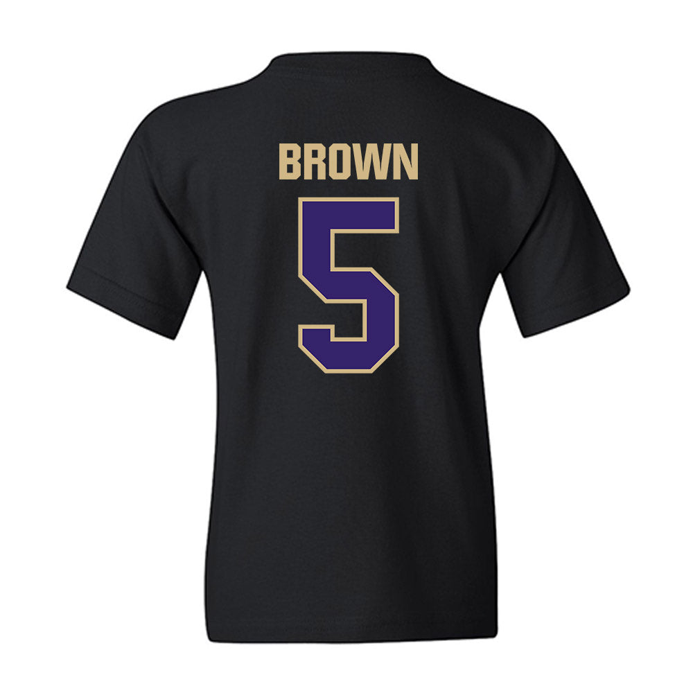 Washington - NCAA Women's Basketball : Teagan Brown - Classic Shersey Youth T-Shirt-1