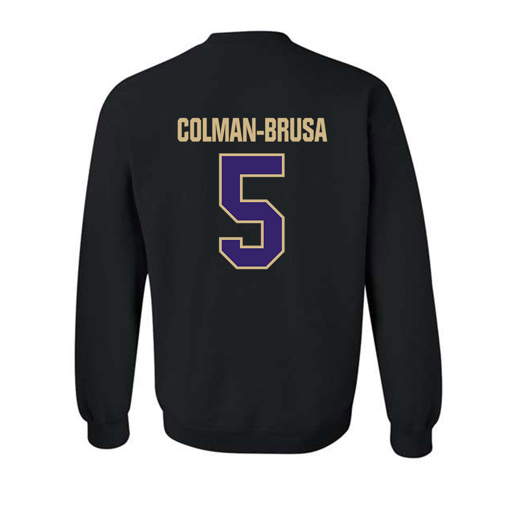 Washington - NCAA Football : Derek Colman-Brusa - Classic Shersey Crewneck Sweatshirt-1