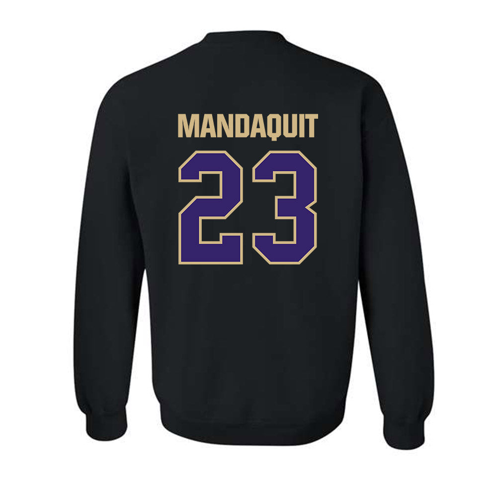 Washington - NCAA Men's Basketball : JJ Mandaquit - Classic Shersey Crewneck Sweatshirt-1