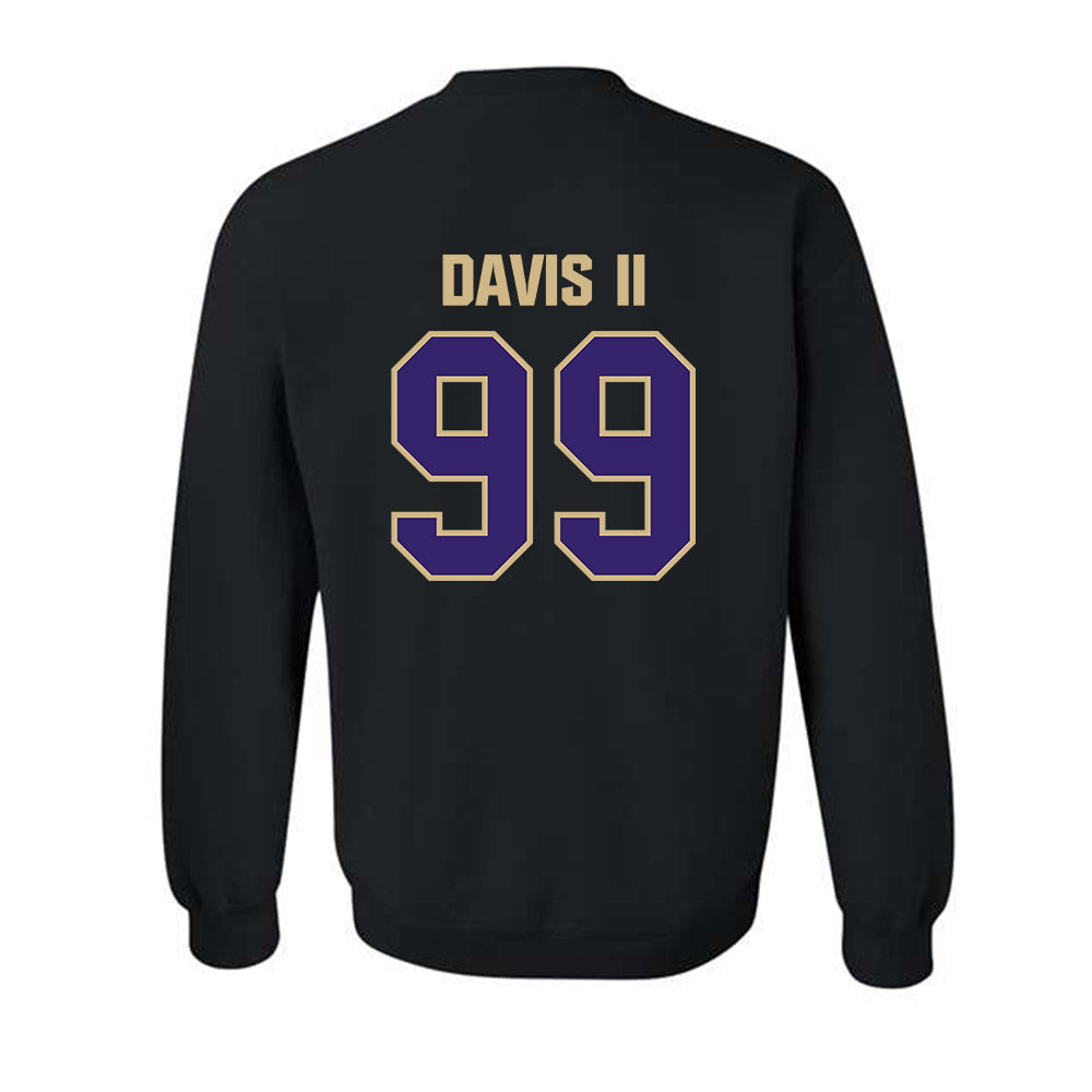 Washington - NCAA Football : Russell Davis II - Classic Shersey Crewneck Sweatshirt-1