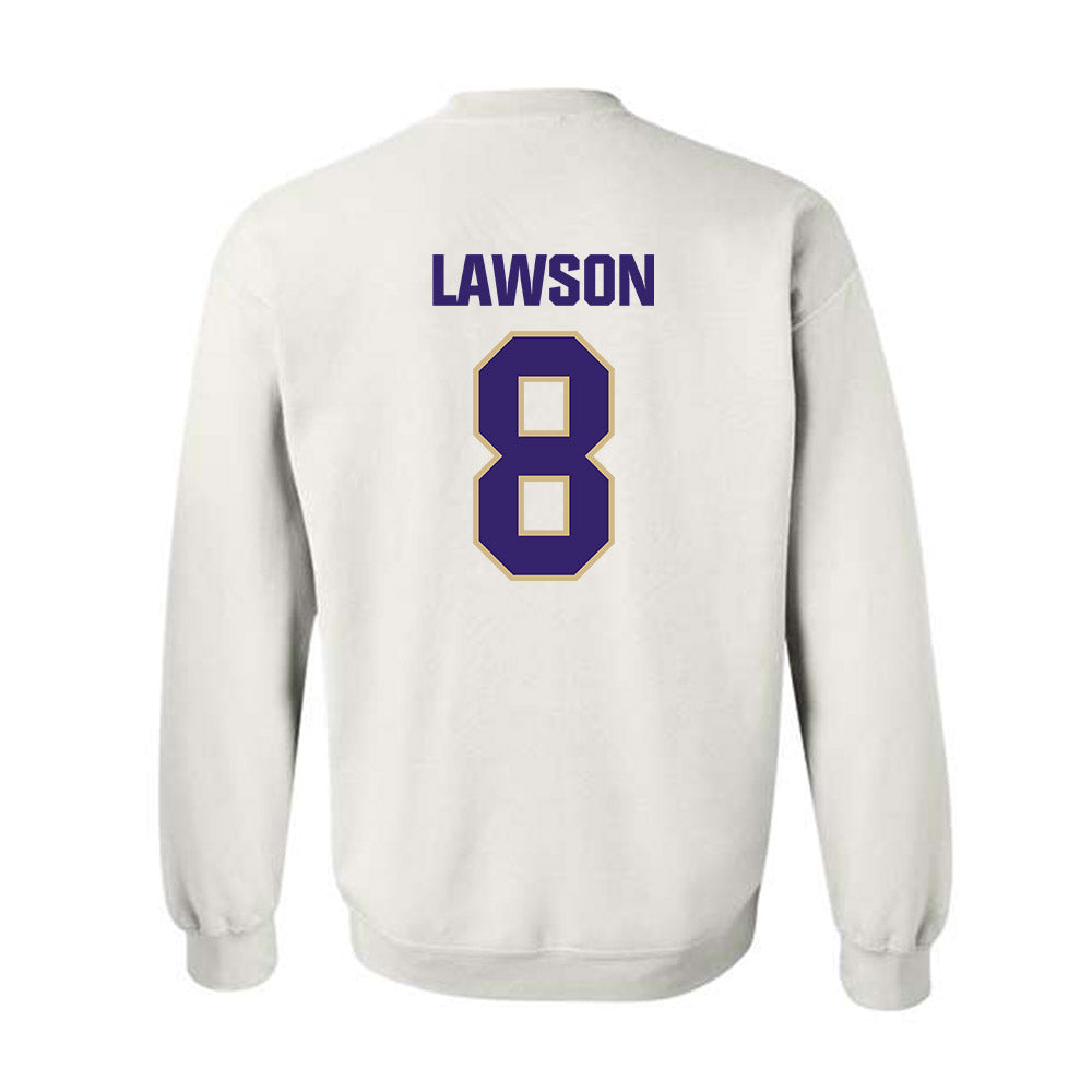 Washington - NCAA Football : Chris Lawson - Classic Shersey Crewneck Sweatshirt-1
