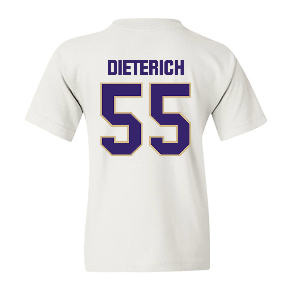 Washington - NCAA Football : Kolt Dieterich - Classic Shersey Youth T-Shirt-1