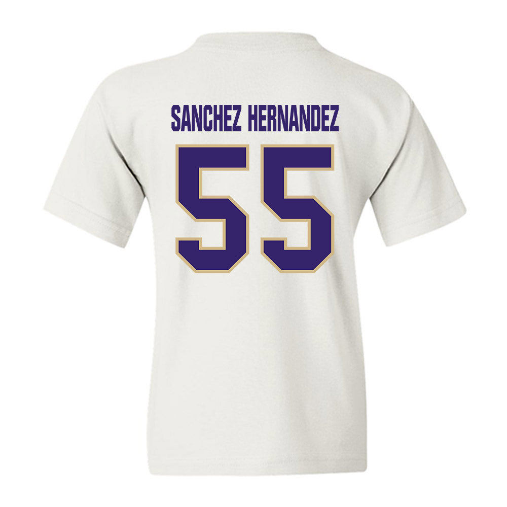 Washington - NCAA Football : Victor Sanchez Hernandez - Classic Shersey Youth T-Shirt-1