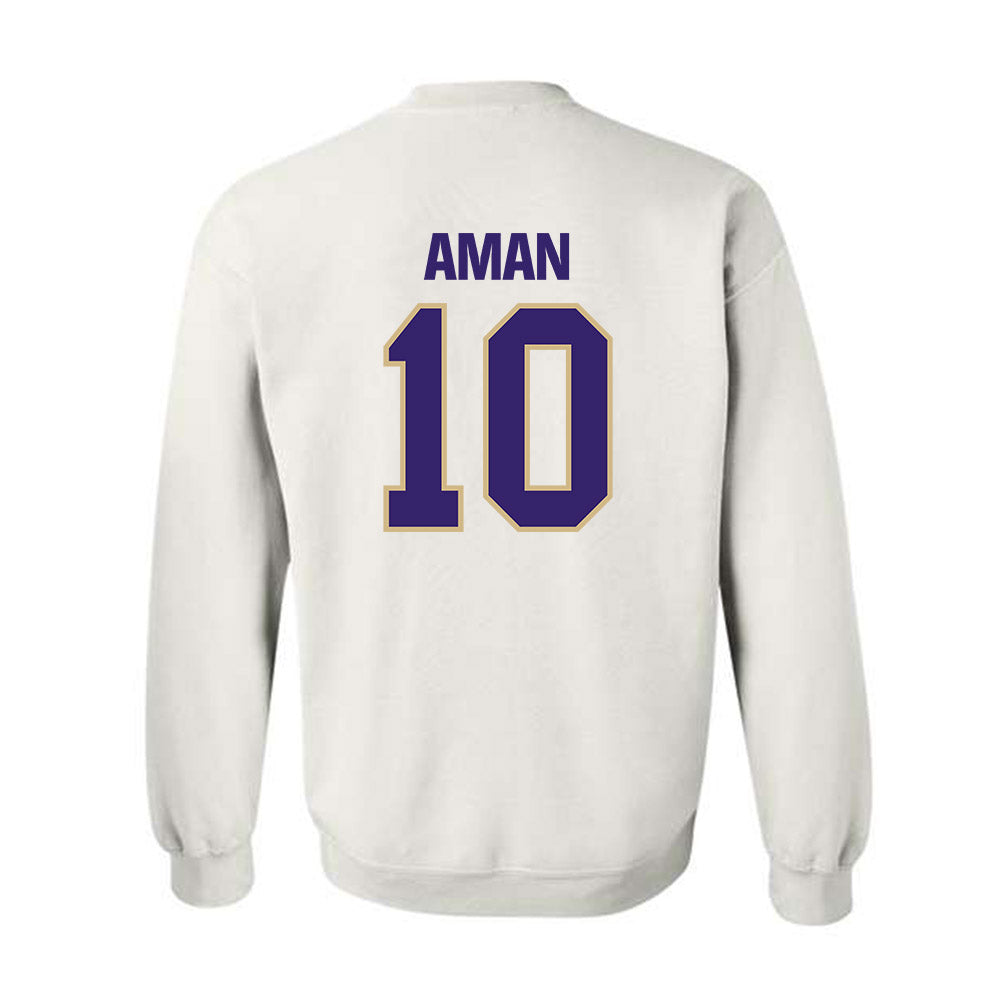 Washington - NCAA Men's Soccer : Richie Aman - Classic Shersey Crewneck Sweatshirt-1