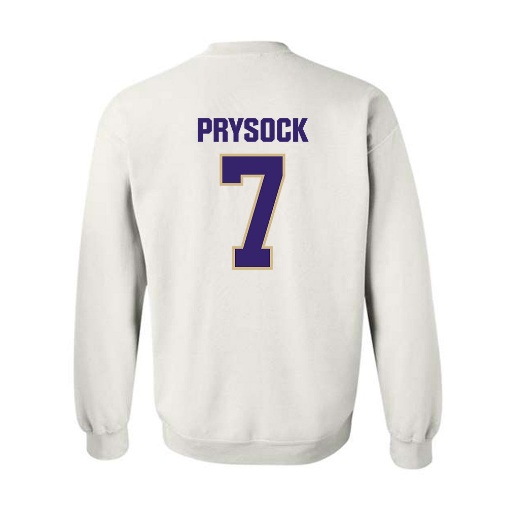 Washington - NCAA Football : Ephesians Prysock - Classic Shersey Crewneck Sweatshirt-1