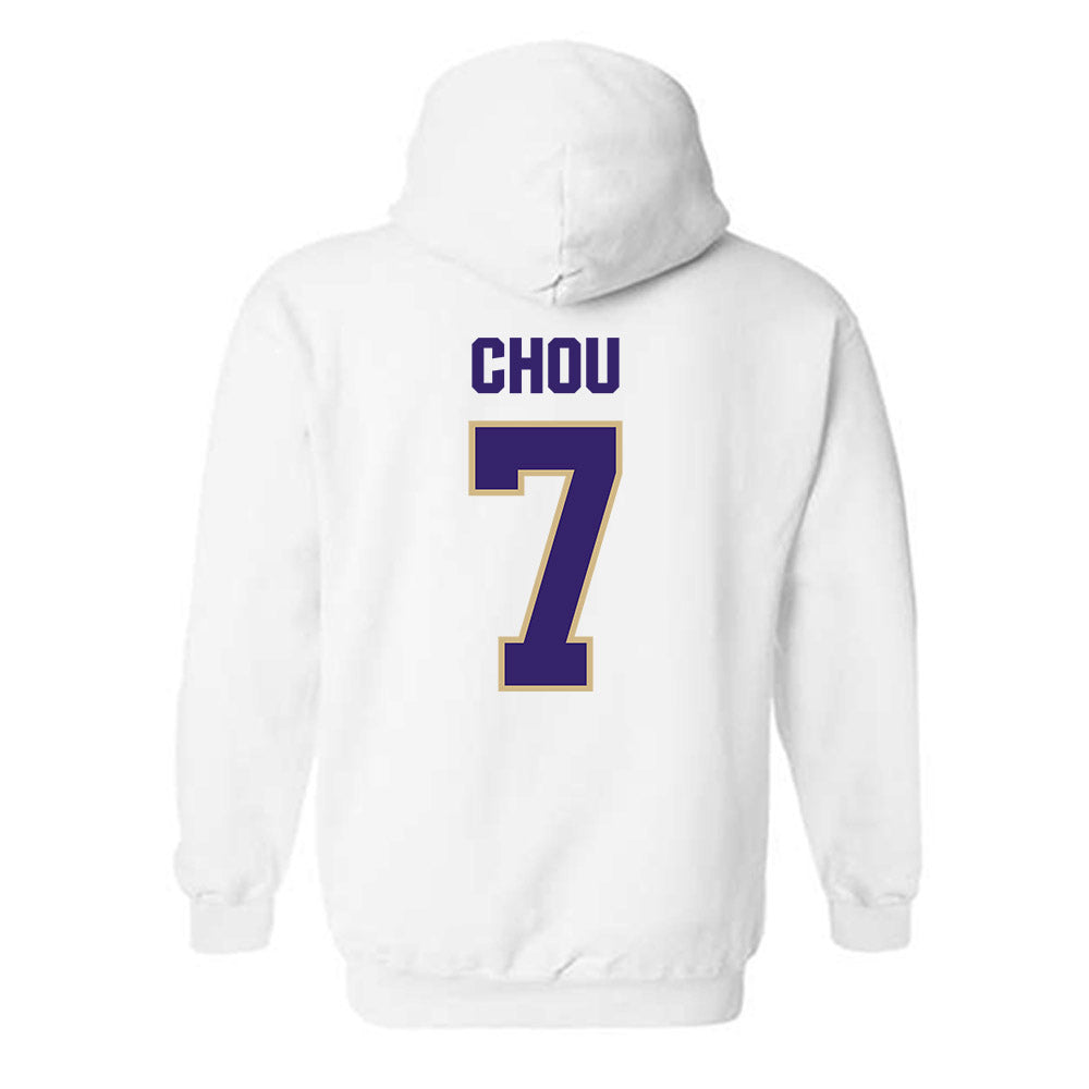 Washington - NCAA Women's Soccer : ANGELICA Chou - Classic Shersey Hooded Sweatshirt-1
