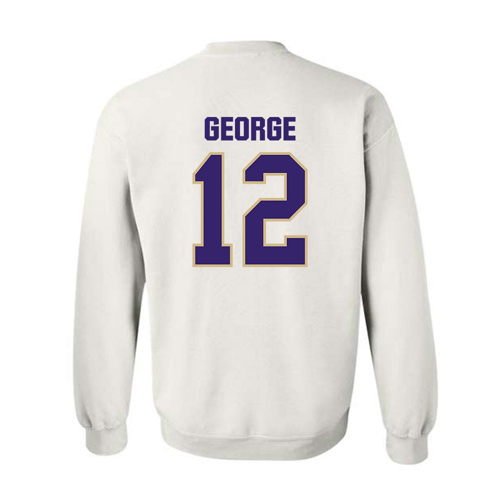Washington - NCAA Football : Logan George - Classic Shersey Crewneck Sweatshirt-1