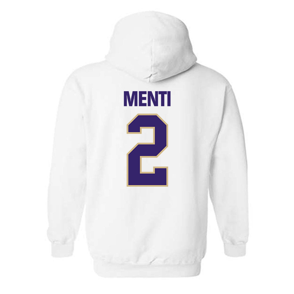 Washington - NCAA Women's Soccer : Anna Menti - Classic Shersey Hooded Sweatshirt-1