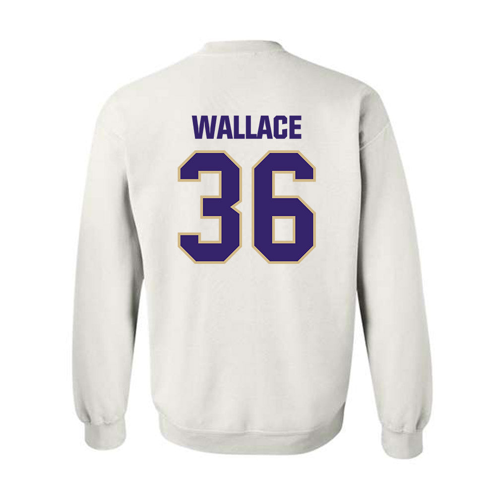 Washington - NCAA Football : CJ Wallace - Classic Shersey Crewneck Sweatshirt-1