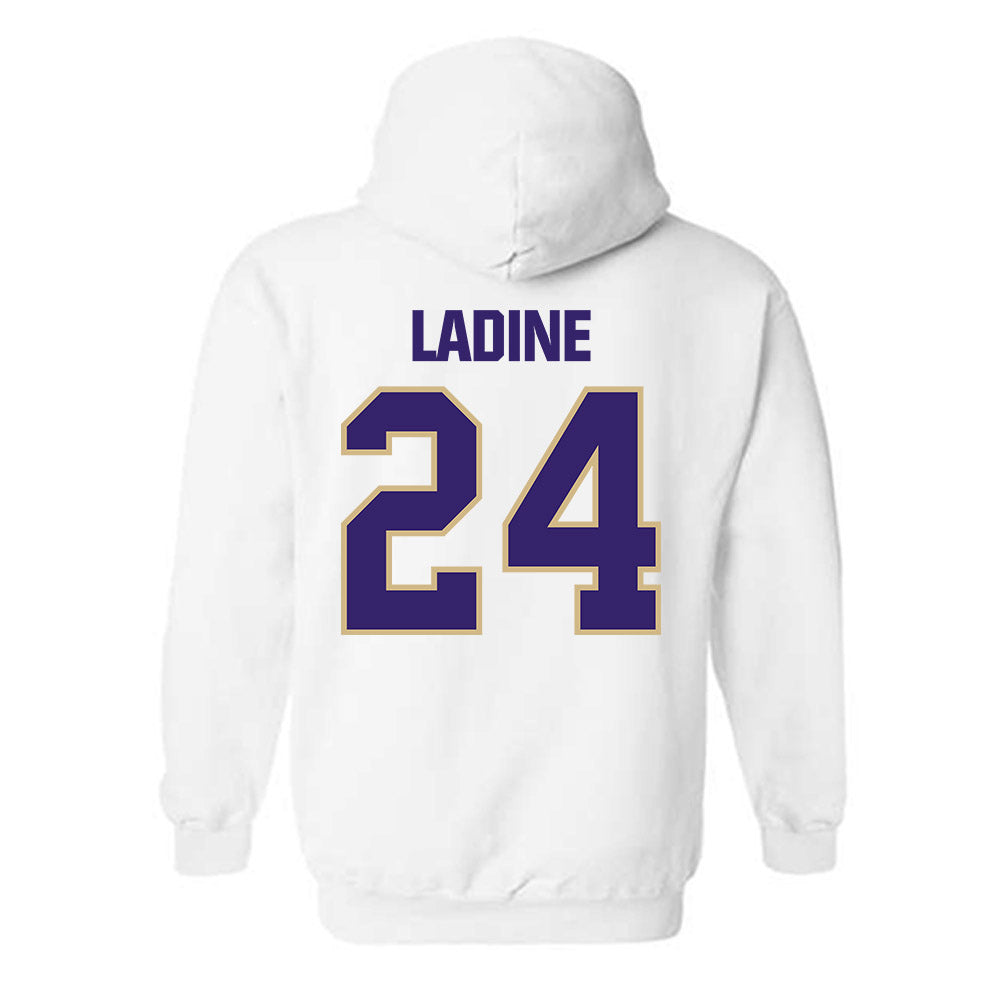 Washington - NCAA Women's Basketball : Elle Ladine - Classic Shersey Hooded Sweatshirt-1