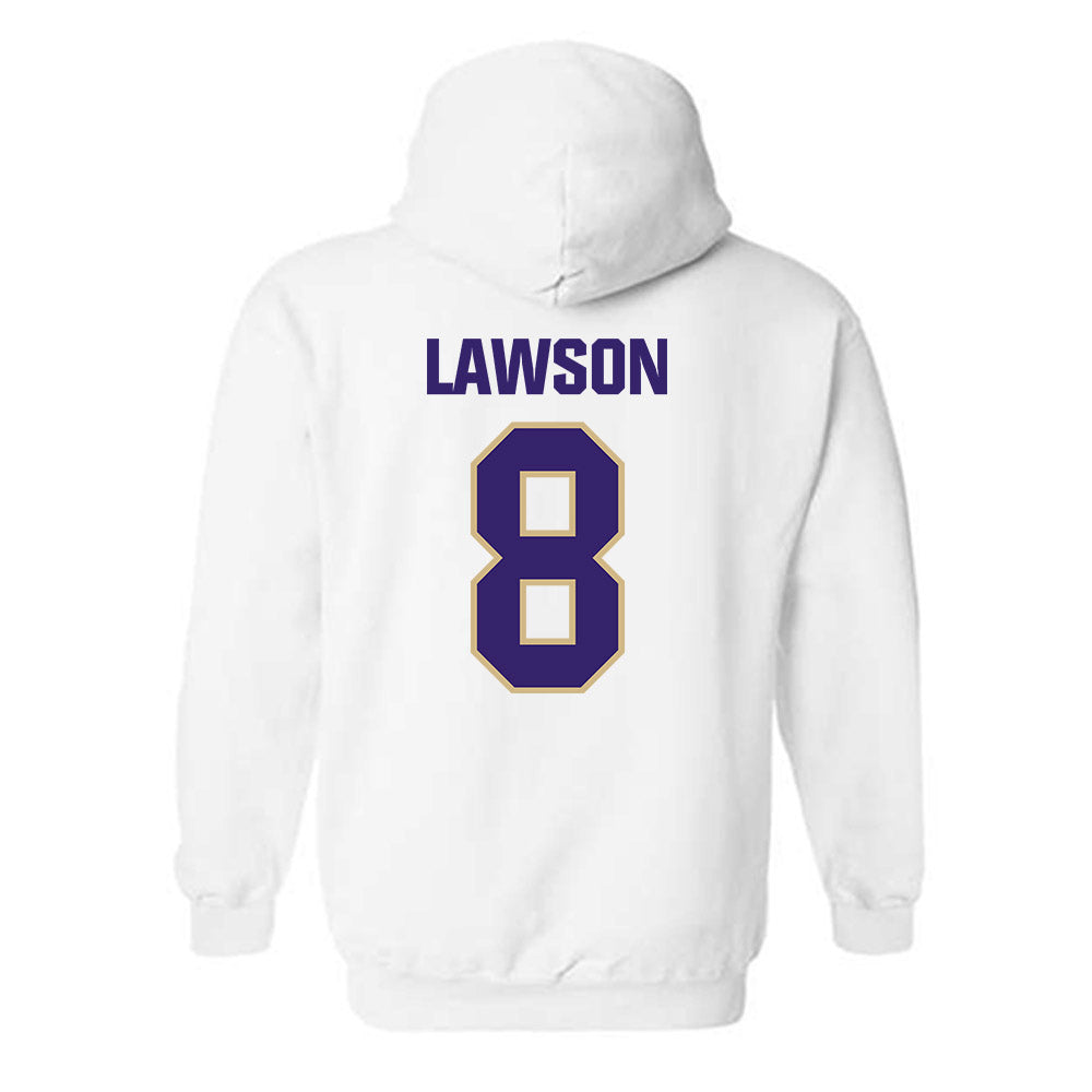 Washington - NCAA Football : Chris Lawson - Classic Shersey Hooded Sweatshirt-1