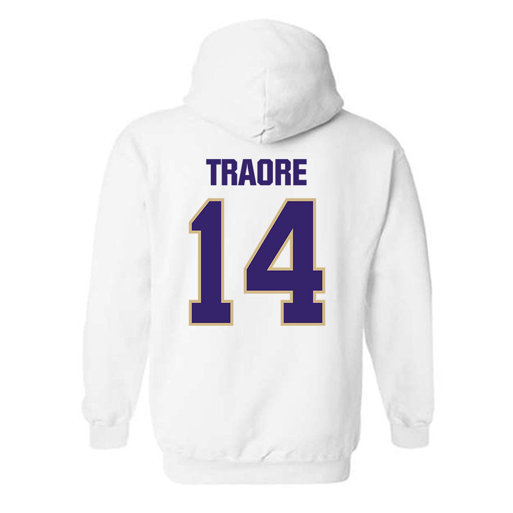 Washington - NCAA Men's Basketball : Mady Traore - Classic Shersey Hooded Sweatshirt-1