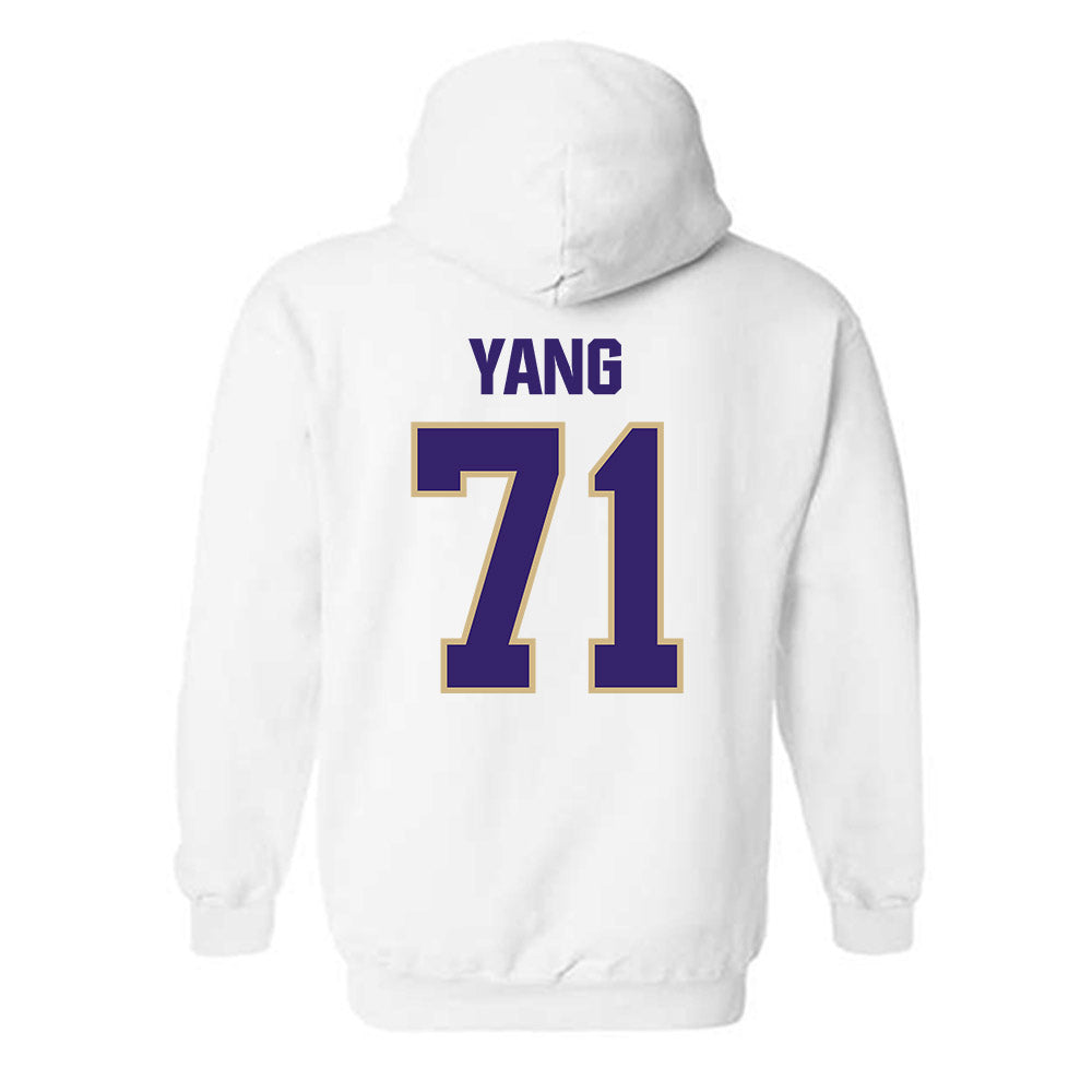 Washington - NCAA Football : Ah Deong Yang - Classic Shersey Hooded Sweatshirt-1