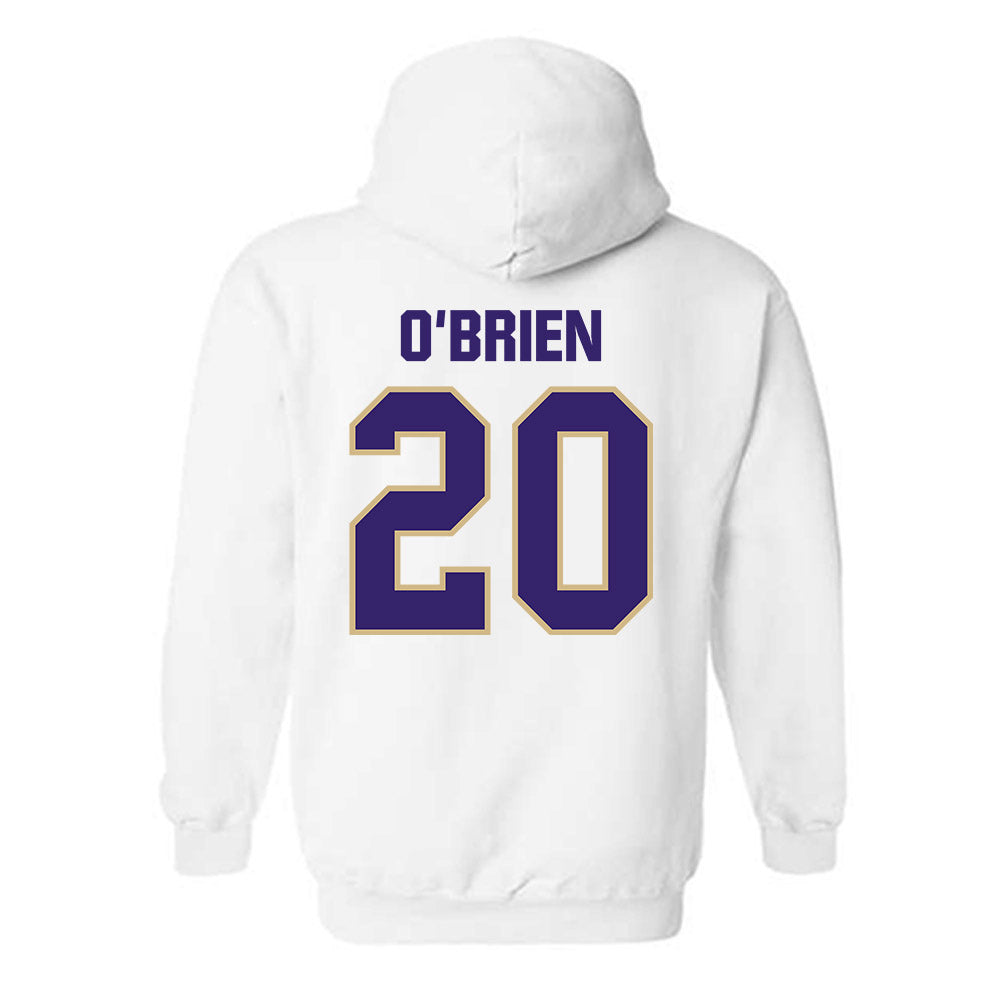 Washington - NCAA Men's Soccer : Nick O'Brien - Classic Shersey Hooded Sweatshirt-1