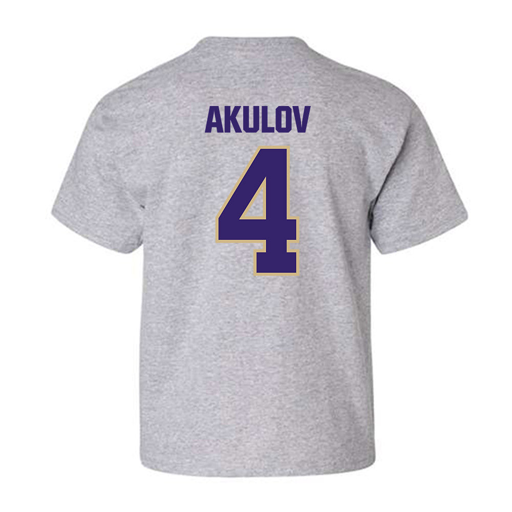 Washington - NCAA Men's Soccer : Egor Akulov - Classic Shersey Youth T-Shirt-1