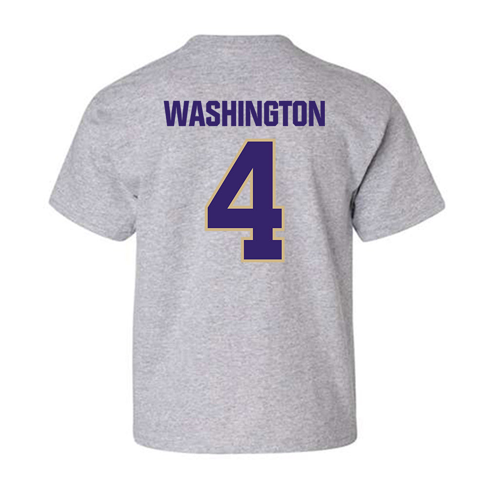 Washington - NCAA Football : Jordan Washington - Classic Shersey Youth T-Shirt-1