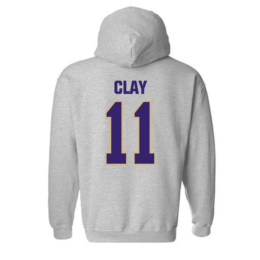 Washington - NCAA Football : Jordan Clay - Classic Shersey Hooded Sweatshirt-1
