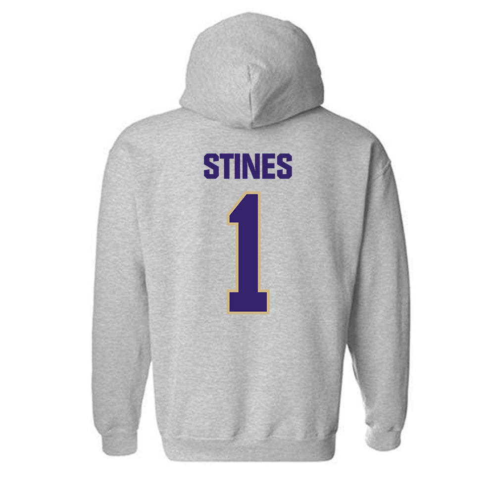 Washington - NCAA Women's Basketball : Hannah Stines - Classic Shersey Hooded Sweatshirt-1