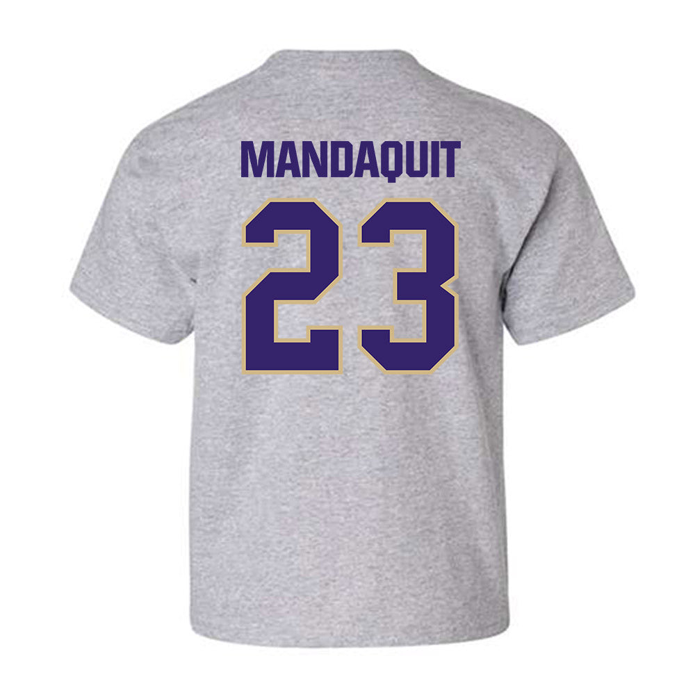 Washington - NCAA Men's Basketball : JJ Mandaquit - Classic Shersey Youth T-Shirt-1