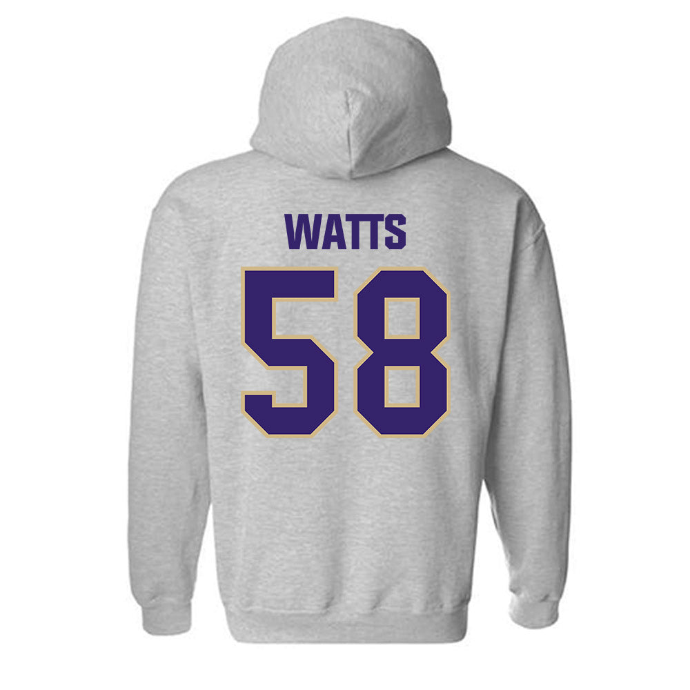 Washington - NCAA Football : Desean Watts - Classic Shersey Hooded Sweatshirt-1