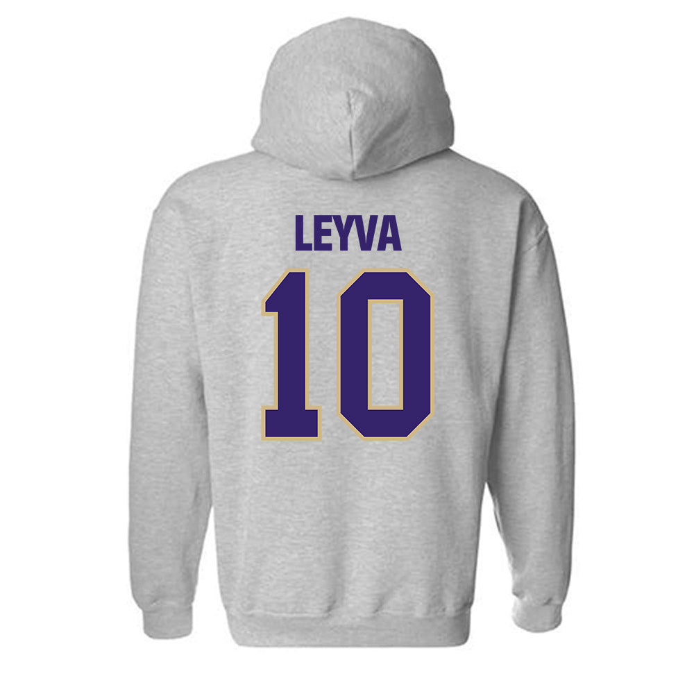 Washington - NCAA Women's Soccer : Andrea Leyva - Classic Shersey Hooded Sweatshirt-1