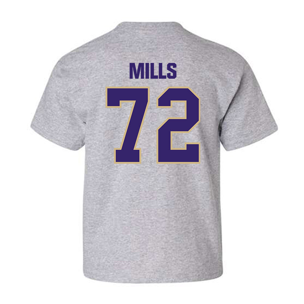 Washington - NCAA Football : John Mills - Classic Shersey Youth T-Shirt-1