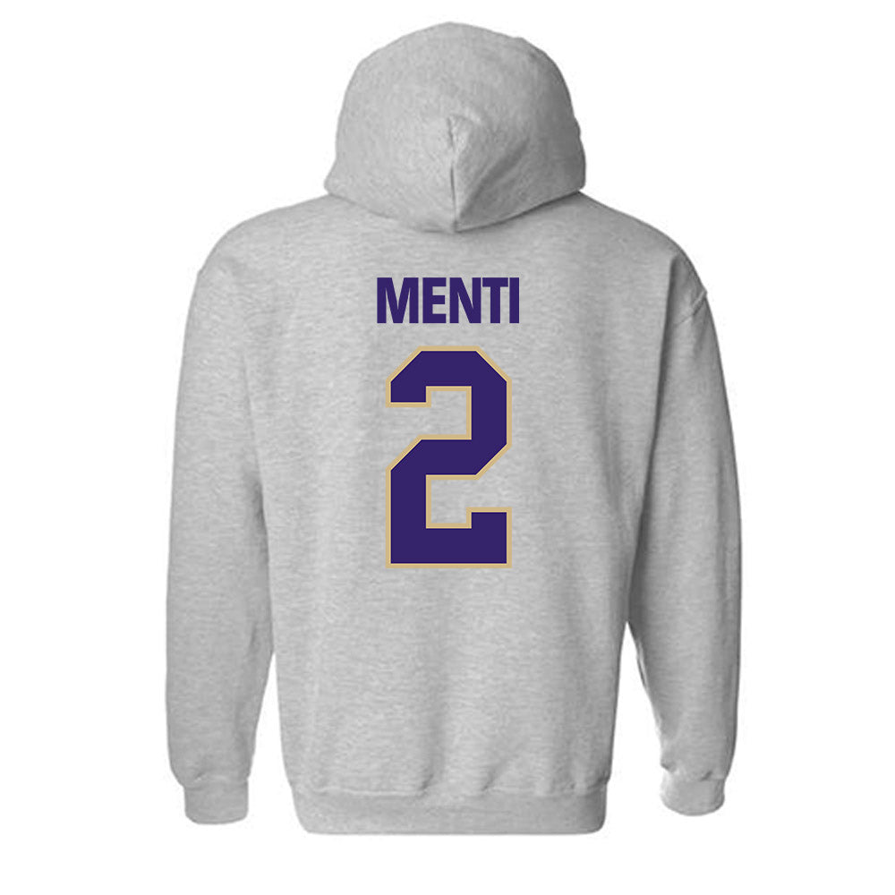 Washington - NCAA Women's Soccer : Anna Menti - Classic Shersey Hooded Sweatshirt-1