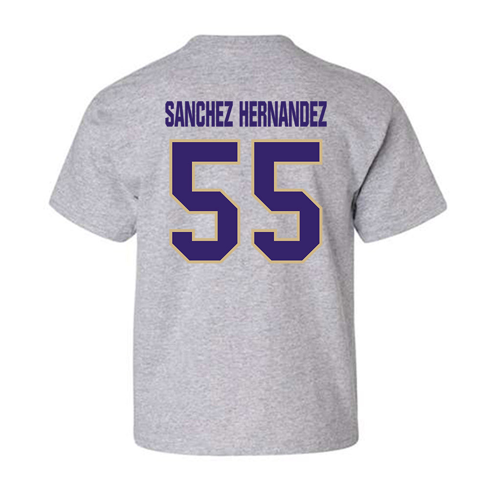 Washington - NCAA Football : Victor Sanchez Hernandez - Classic Shersey Youth T-Shirt-1