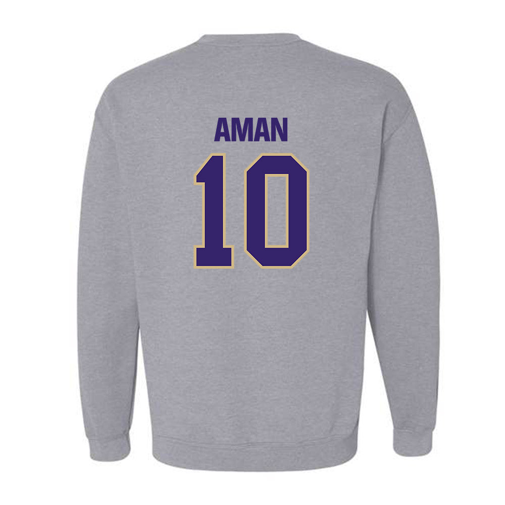 Washington - NCAA Men's Soccer : Richie Aman - Classic Shersey Crewneck Sweatshirt-1
