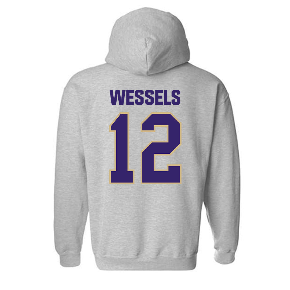 Washington - NCAA Women's Volleyball : Katy Wessels - Classic Shersey Hooded Sweatshirt-1