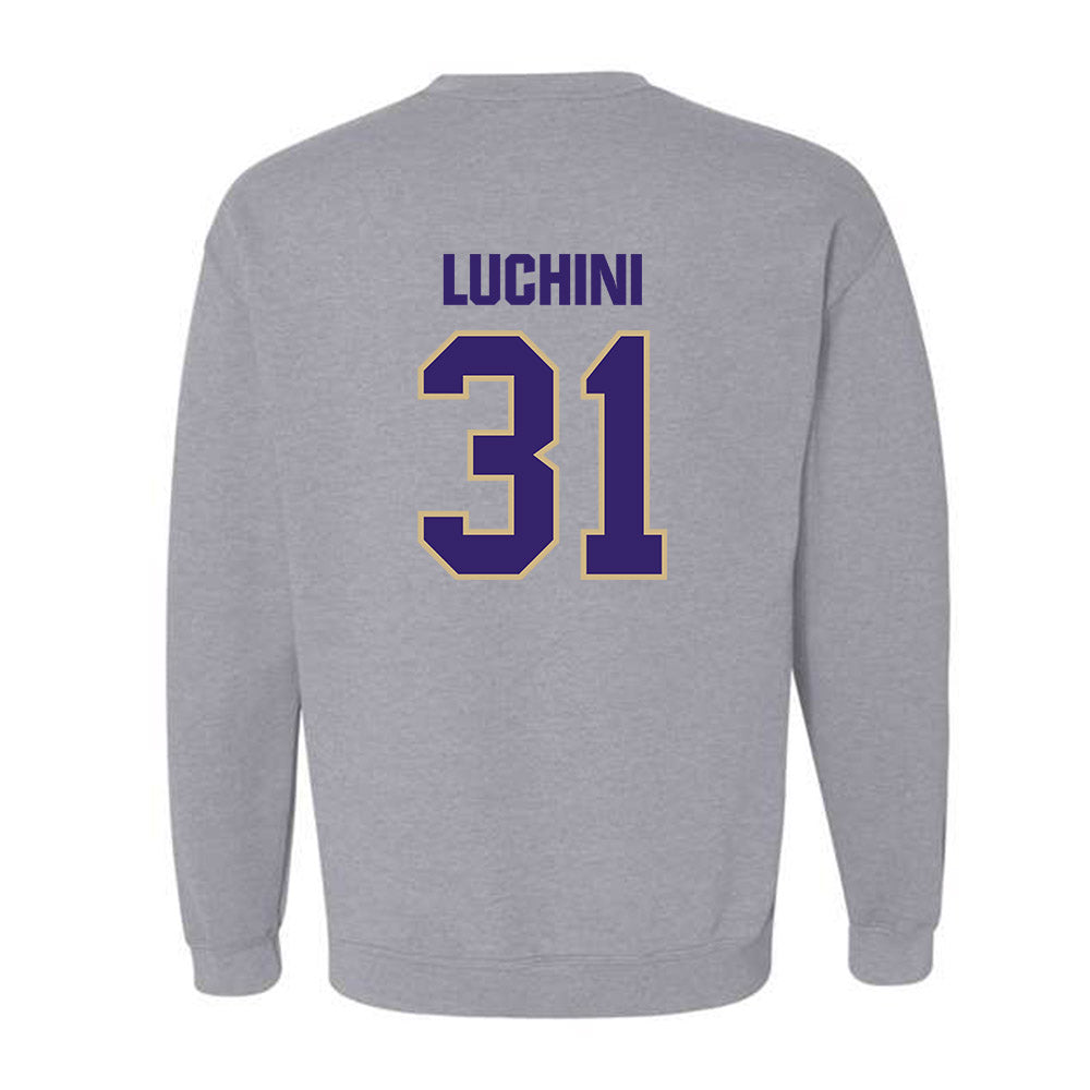 Washington - NCAA Football : Luke Luchini - Classic Shersey Crewneck Sweatshirt-1