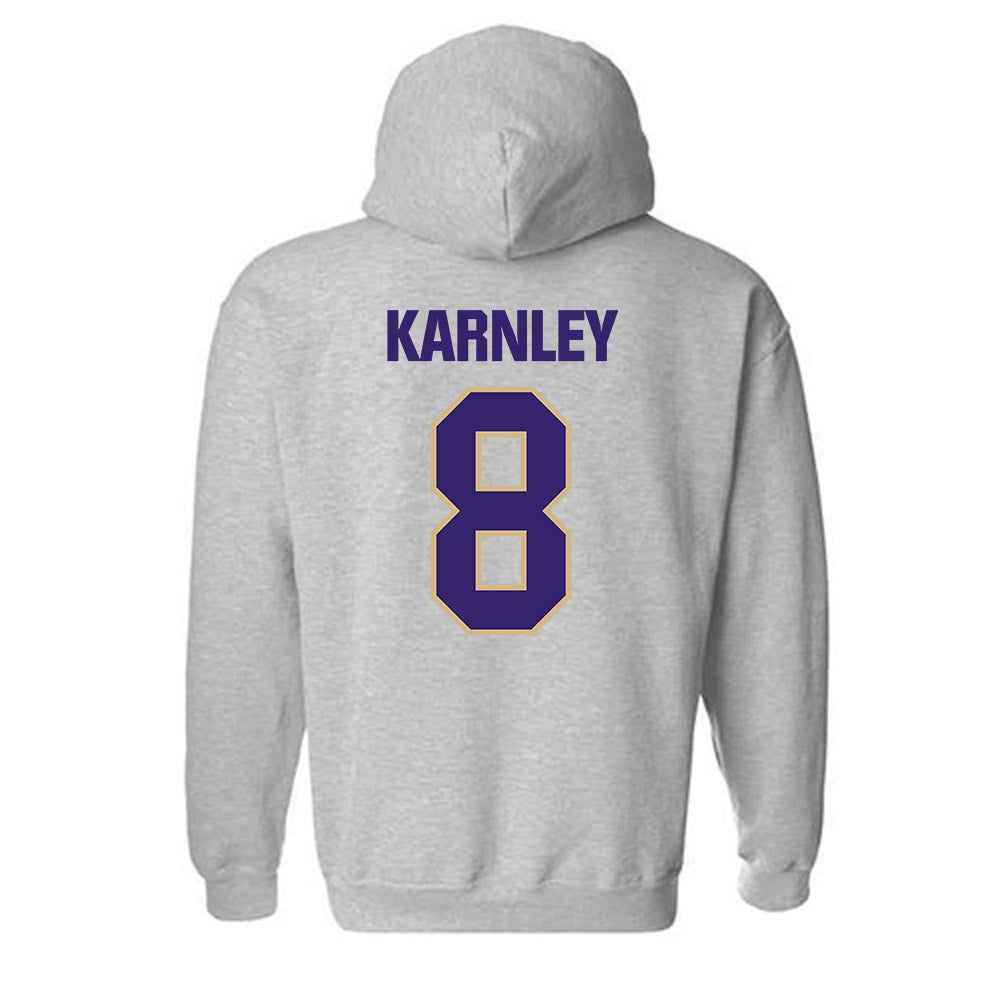 Washington - NCAA Football : Emmanuel Karnley - Classic Shersey Hooded Sweatshirt-1